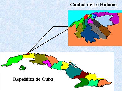 cuba map